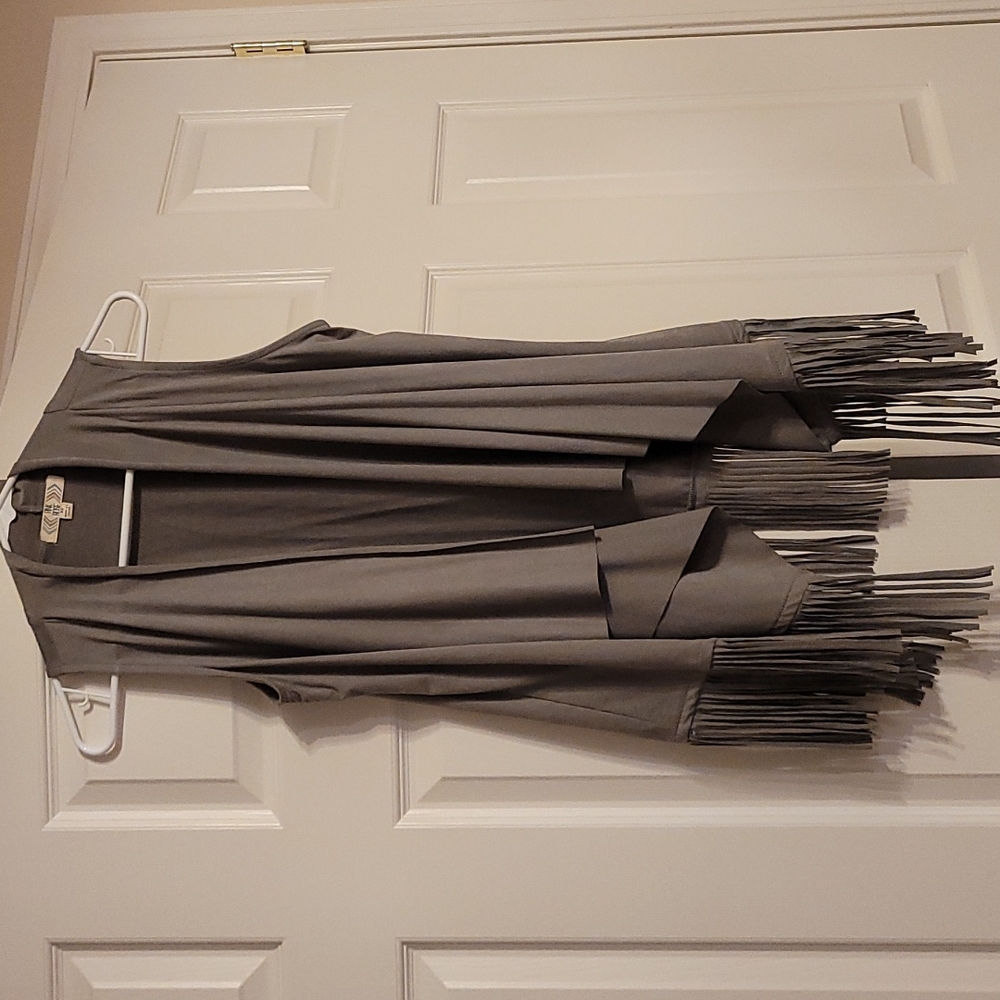 Long cardigan vest